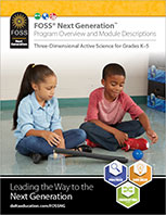 Cover to FOSS Next Generation Elementary Brochure