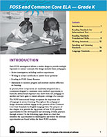 Page 1 of Grade K CCSS-ELA document