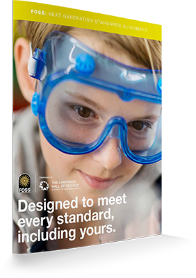 Cover to FOSS Next Generation Standards Alignment brochure
