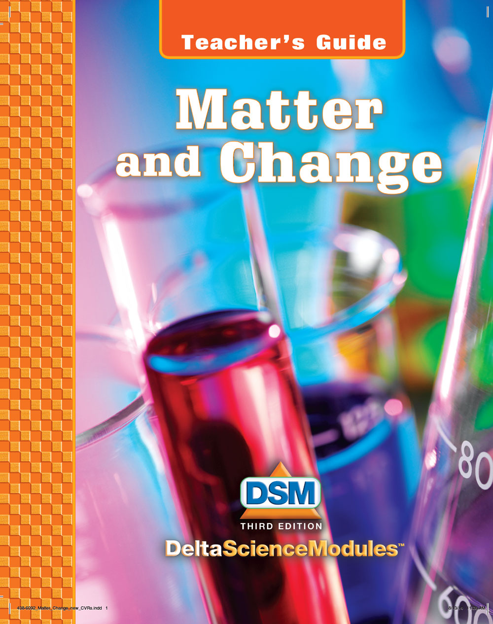 Matter and Change Teacher's Guide